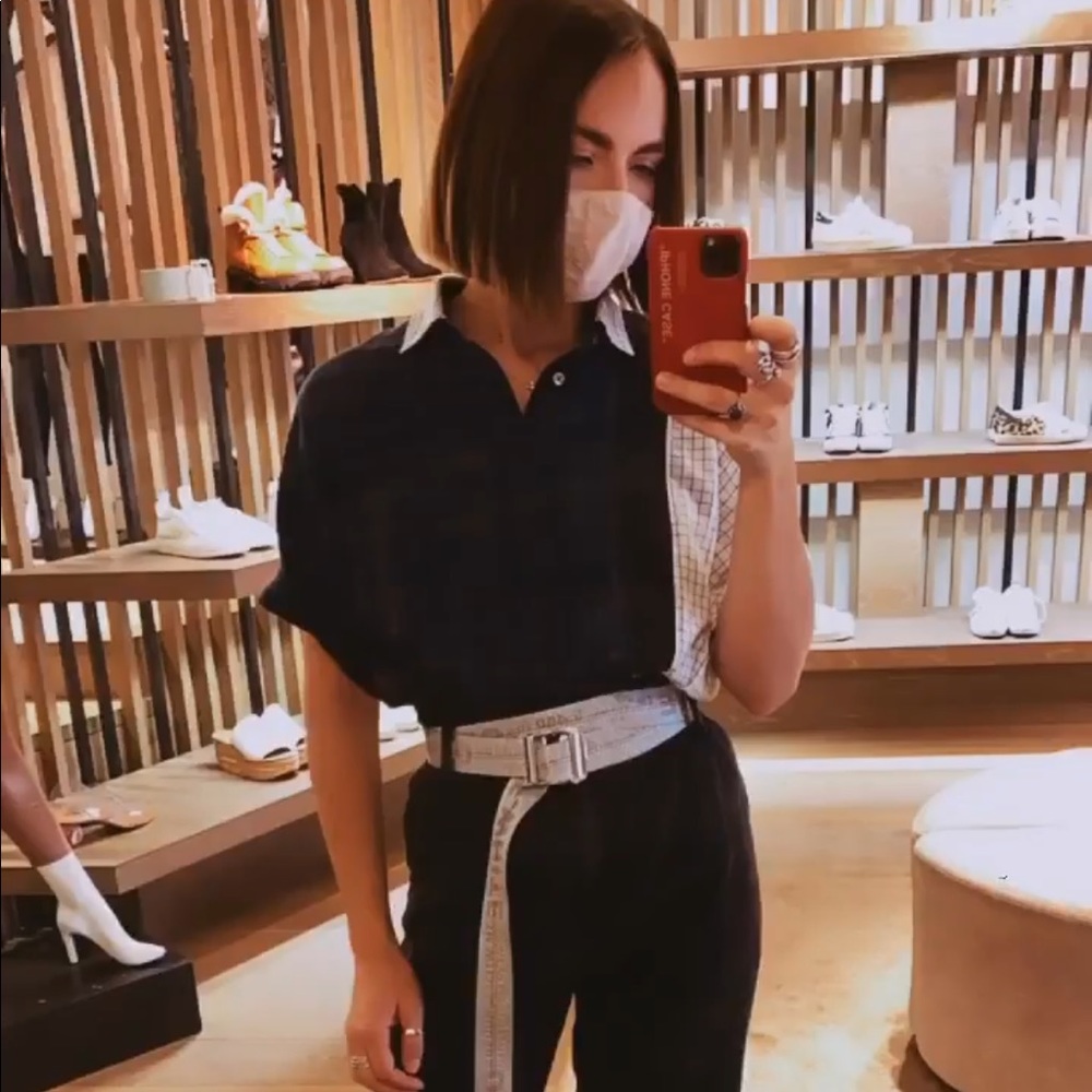 Phillip Lim Multi-plaid button up